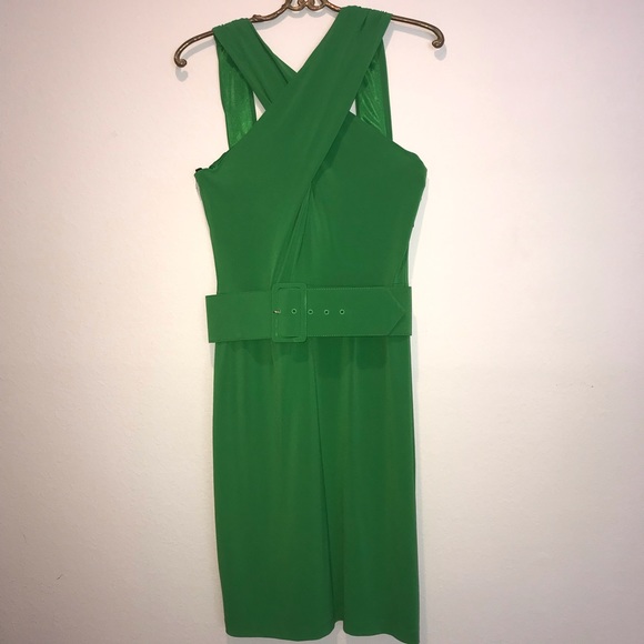 David Meister Cross Front Jersey Dress - Picture 4 of 7